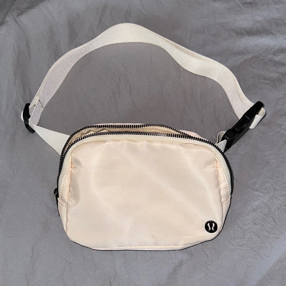 Ivory Cream Lululemon Everyday Belt Bag